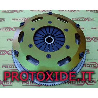 Double disc steel clutch flywheel kit reinforced in copper Renault 5 Gt Turbo double disc Double disc steel clutch flywheel