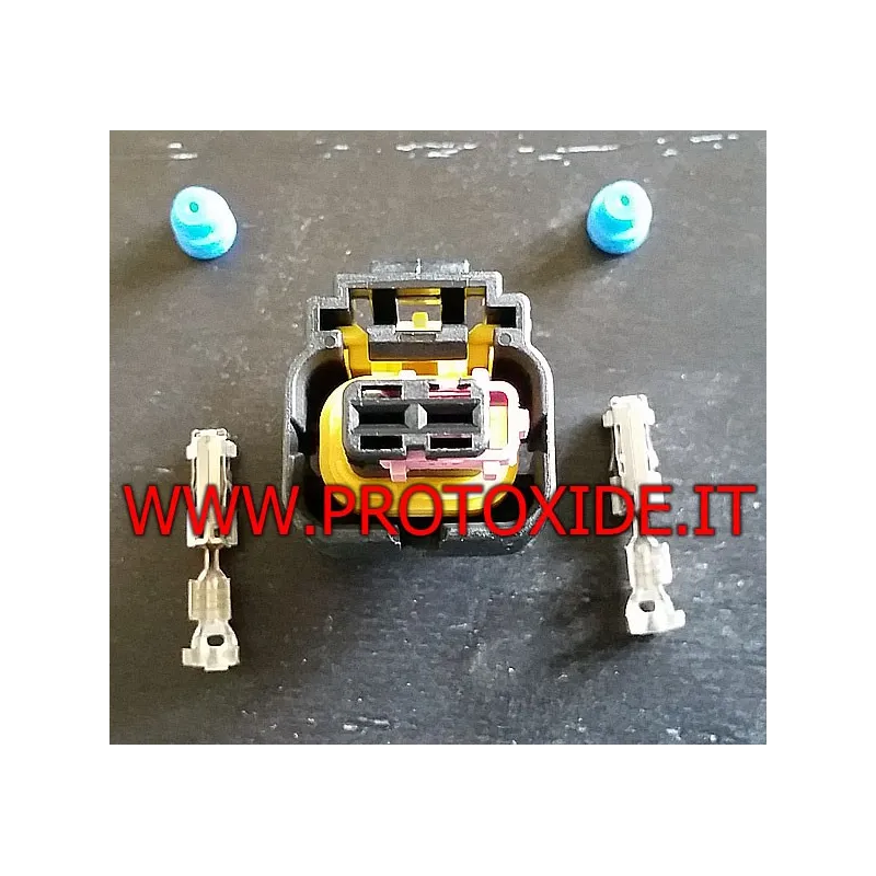 2-way male connector for Bosch and Delphi injectors
