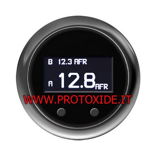 AirFuel DOUBLE lambda zonde platjoslas stehiometriskā karburācijas karburācijas V8 dzinēji 52mm ar programmatūru Log