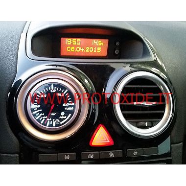 indicator de presiune turbo instalat pe Opel Corsa OPC Manometre Turbo, Petrol, Ulei