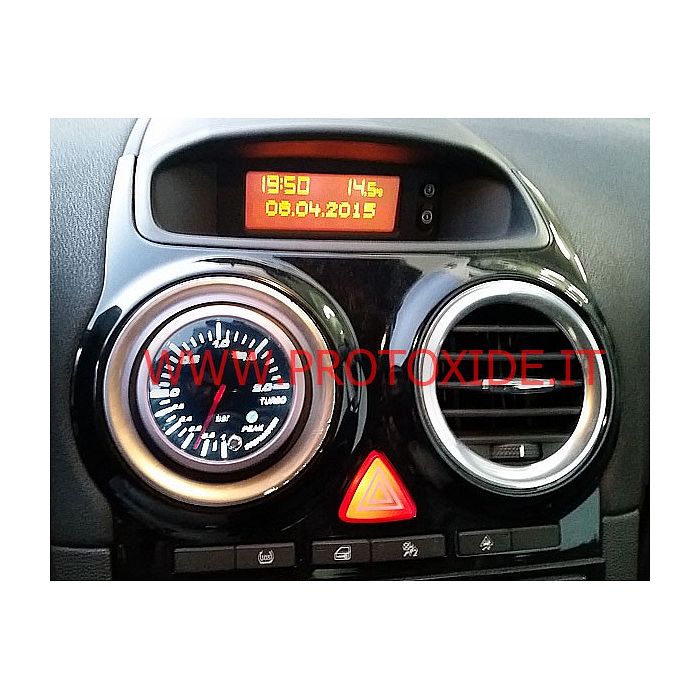 Turbo pressure gauge installed on Opel Corsa OPC Pressure gauges Turbo, Petrol, Oil