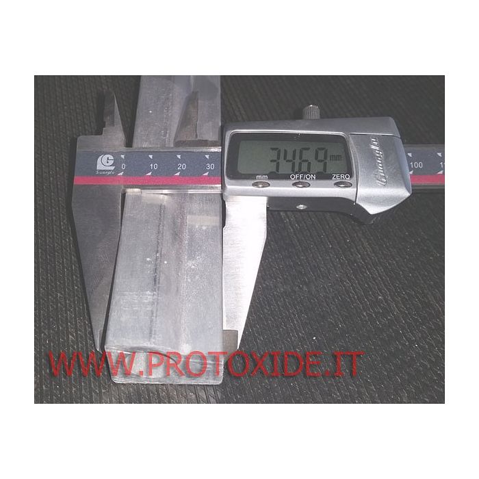 Flauta de aluminio más grande para inyectores de barra extruida