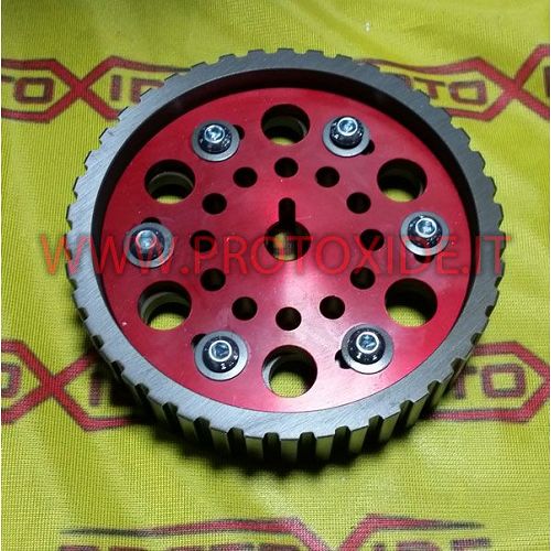 Adjustable pulley for Fiat 128 and Lancia Delta 8V Adjustable camshaft pulleys, motor pulleys and compressor pulleys