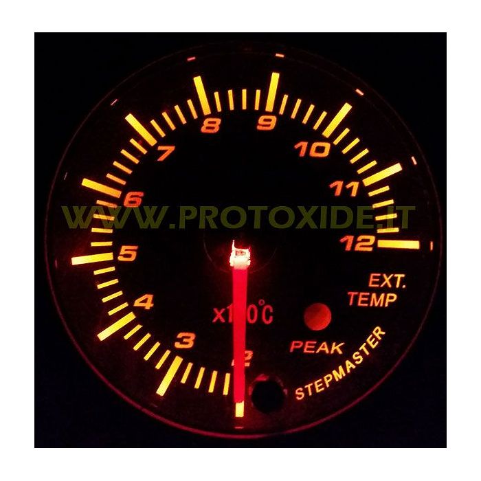 Exhaust Gas Temperature Gauge Kit with 60mm memory Temperature measurers