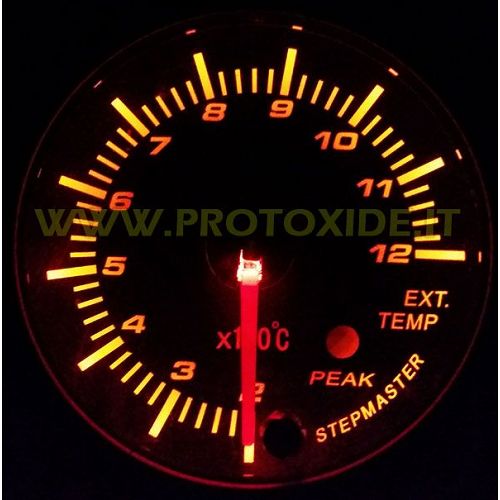 Zestaw spalin Miernik temperatury z pamięcią 60mm Mierniki temperatury