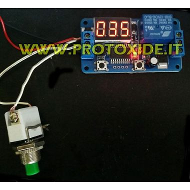 Temporizador para fãs de 1 segundo a 16 minutos Interruptores e botões