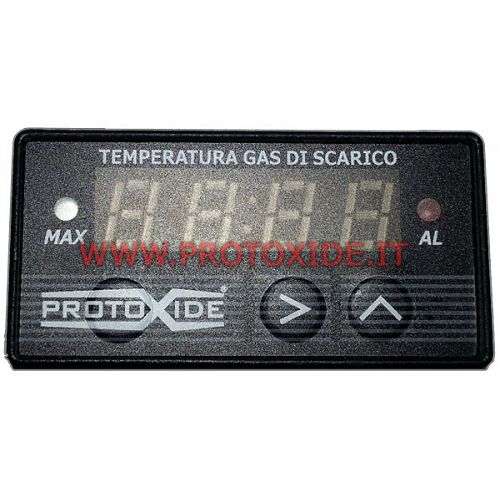 Misuratore temperatura di gas scarico COMPATTO con memoria picco SOLO STRUMENTO Misuratori Temperatura