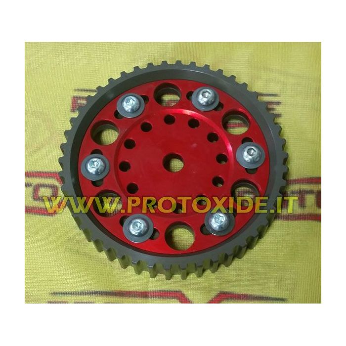 Polea de árbol de levas regulable Fiat Alfa Lancia 1100 Bomberos - 1200 8V Bomberos 46 dientes regulable Polea de árbol de levas regulable Fiat Alfa Lancia 1100 Bomberos - 1200 8V Bomberos 46 dientes regulable