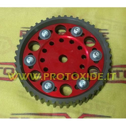 Politja d'arbre de lleves ajustable Fiat Alfa Lancia 1100 Camió de bombers - 1200 8V Fire 46 dents ajustable Politges d'arbre...
