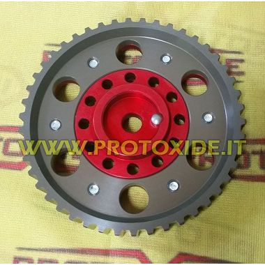 Polea regulable arbol de levas para Fiat Alfa Lancia 1100 Bomberos - 1200 8V Bomberos 46 dientes Poleas ajustables del árbol ...