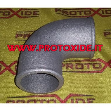 curved aluminum casting 60mm Aluminum elbow pipes