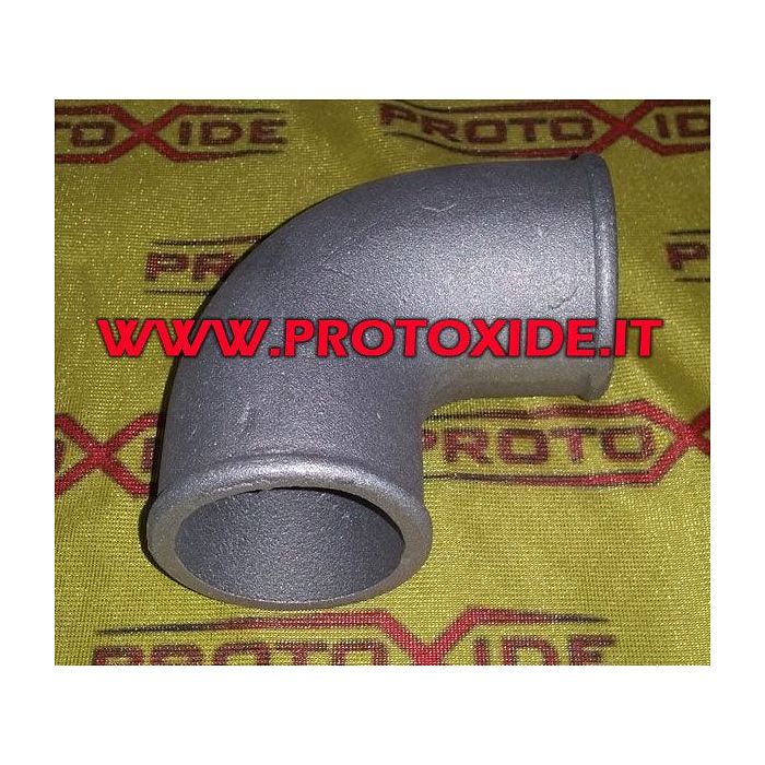 curved aluminum casting 60mm Aluminum elbow pipes