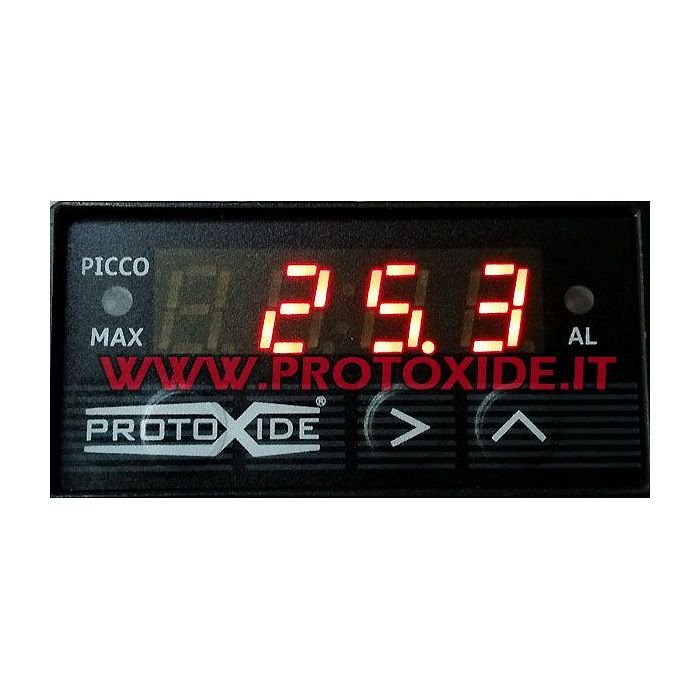 Meter counter spiedienu līdz 10 bar - Compact - ar maksimālo atmiņu maks Spiediena mērinstrumenti Turbo, benzīns, eļļa