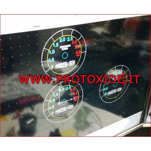 manometr Turbo okrągły 60mm nawet o 3,9 bar