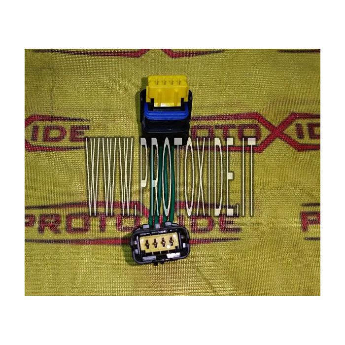 Prolunga rapida connettori sensori pressione maschio-femmina 4 vie Sicma Delphi Prolunga rapida connettori sensori pressione maschio-femmina 4 vie Sicma Delphi