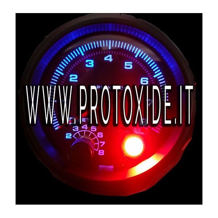 Vites değiştirme ışıklı motor takometresi 8000 dev/dak 95 mm 1-2-3-4-5-6-8 silindirli Vites değiştirme ışıklı motor takometresi 8000 dev/dak 95 mm 1-2-3-4-5-6-8 silindirli