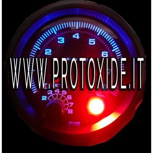 Tahometar motora sa svjetlom za mjenjač 8000 o/min 95 mm 1-2-3-4-5-6-8 cilindara Tahometar motora i svjetla za mjenjač
