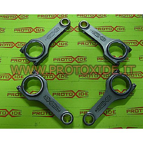 Steel connecting rods fire engine Fiat Punto 1200 - 1400 8v, Lancia Y with inverted H Connecting rods