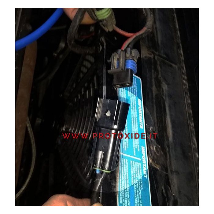 electrical connector for fan Lancia Delta 2000 8-16v 2-way Automotive electrical connectors