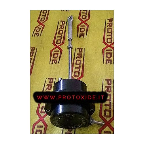 אלומיניום שחור מתכוונן Wastegate CNC פסולת פנימית