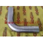 rustfrit stål bend 90 ° 60mm udvendig diameter 1,5 mm tyk