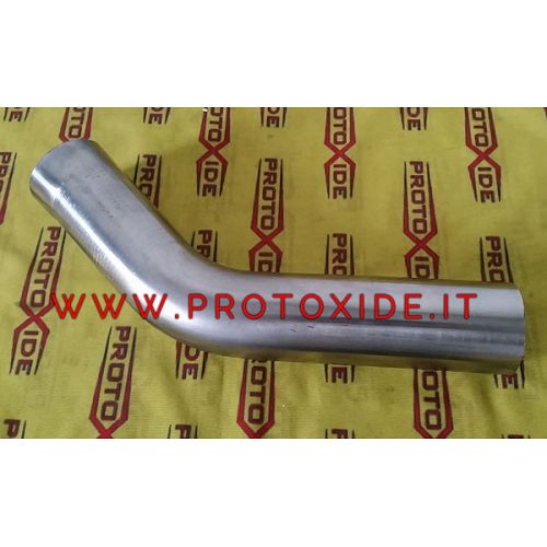פלדה אל חלד לכופף 45 ° 1.5mm 54mm קוטר חיצוני עבה עקומות נירוסטה