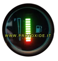Indicator manometru nivel plutitor benzină sau combustibil, bară digitală rotundă 52 mm indicatoare de combustibil și alte li...