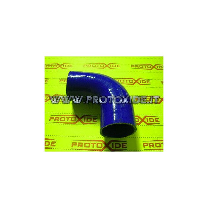 90 ° elbow silicone 76mm Reinforced silicone elbow