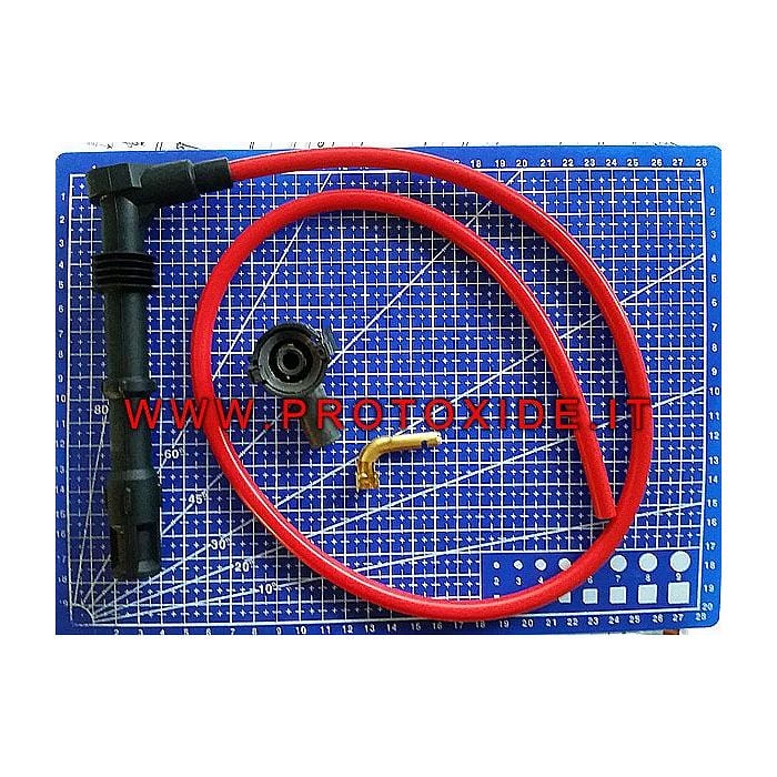 Custom made high conductivity red ProtoXide spark plug cable kit