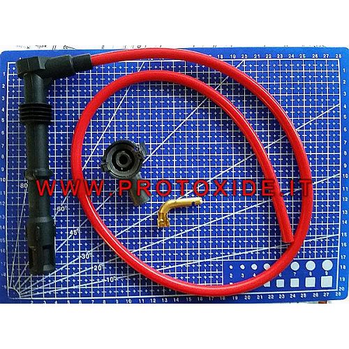 ערכת כבל מצת ProtoXide אדום בהתאמה אישית עם מוליכות גבוהה כבל מצת ומדקים עבור עשה זאת בעצמך
