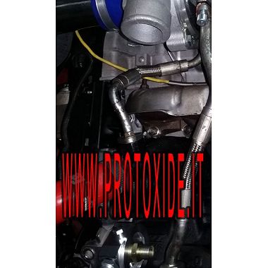 KIT adapter specifieke olieradiator Fiat Abarth 1400 t-jet past Oliefiltersteunen en accessoires voor sandwich-oliekoelers