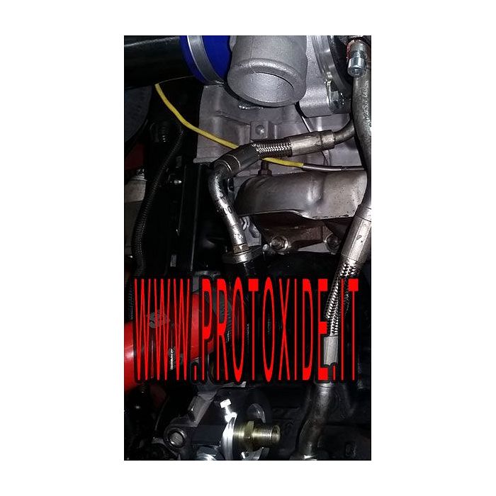 Specific oil radiator adapter KIT Fiat 500 Abarth 1,400 T-jet Specific oil radiator adapter KIT Fiat 500 Abarth 1,400 T-jet