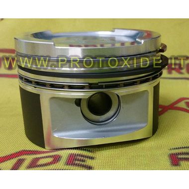 Decompressed molded pistons transformation Turbo FIAT FIRE 1200 8V engine Forged Car Pistons