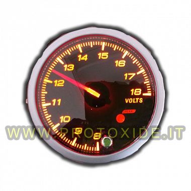 Voltmeter pointer with memory and 60mm Alarm Voltmeters and ammeters