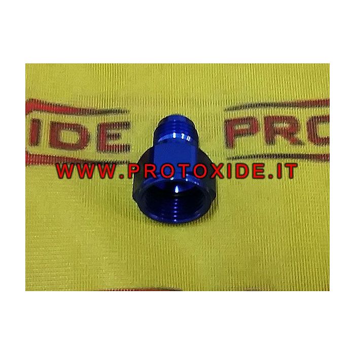 Reduced straight female fitting 10AN - male 8AN aeronautical Aeronautical fittings for petrol - oil - water pipes in sock