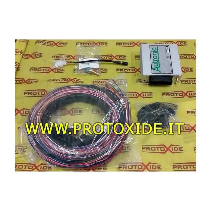 unidade de controle completo com chicote de fios do motor Autronic instalado no Fiat Punto GT - Uno Turbo Unidades de control...