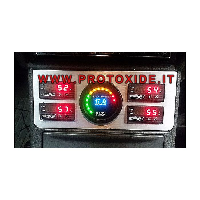 Suporte de instrumento Fiat Punto Gt em alumínio, instalável com 5 furos