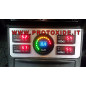 Suport d'instruments Fiat Punto Gt d'alumini, instal·lable amb 5 forats