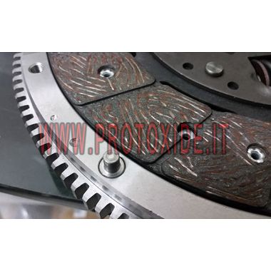 Single-mass svänghjul kit förstärkt GrandePunto 120-130hk Svänghjulssats i stål med förstärkt koppling
