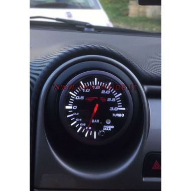 Turbo drukmeter geïnstalleerd op het mondstuk Alfa Mito Drukmeters Turbo, Benzine, Olie