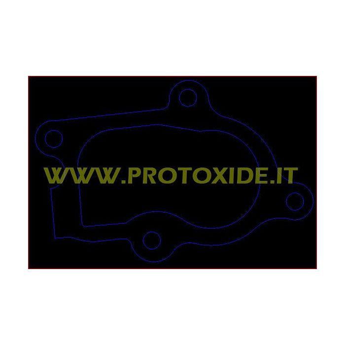 Interflangia downpipe scarico Fiat Punto Gt per installazione Holset HX25W HX27W 4047259 Flange per Turbo, Downpipe e Wastegate