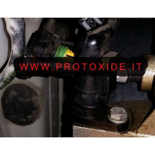 Raccordo adattatore per installazione sensore pressione e temperatura olio motori Fiat 500 Abarth Panda 100hp Manometri press...
