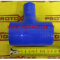Manicotto silicone blu a T diametro 50mm Manicotto silicone blu a T diametro 50mm