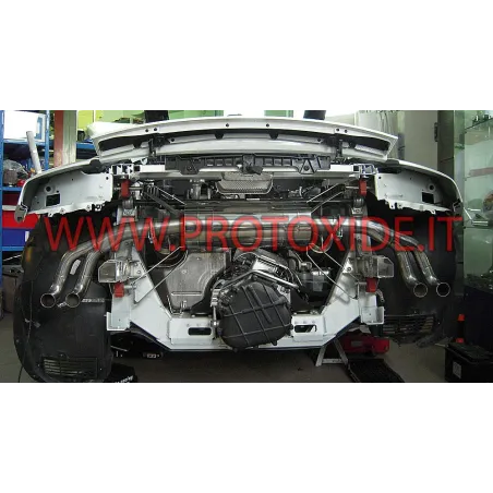 אגזוז משתיק ספורט אאודי R8 5200 V10 נירוסטה משתיק קול וצנרת