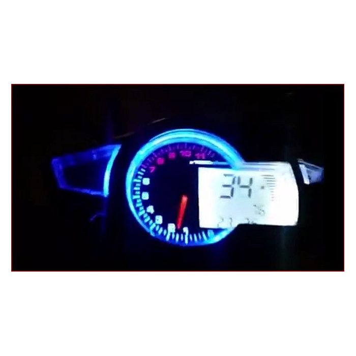 Cruscotto per auto e moto 11000 rpm per motori 2 e 4 cilindri Cruscotto per auto e moto 11000 rpm per motori 2 e 4 cilindri
