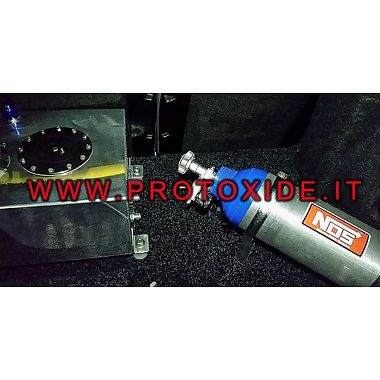 Serbatoio carburante 10 litri con tappo con sensore galleggiante livello Vaschette per olio - Serbatoi carburante