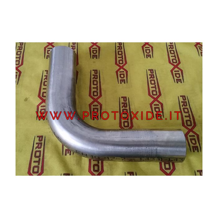 Edelstahl Auspuffbogen 90° 40mm für Wastegate Rohre Edelstahl Auspuffbogen 90° 40mm für Wastegate Rohre