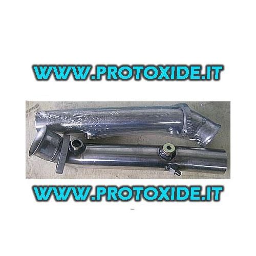 Replacement catalytic free pipes Ferrari 348 Stainless Steel stubs FERRARI 348