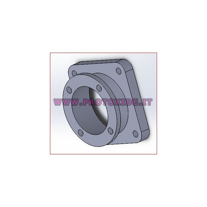 Bride d'adaptation pour corps de papillon accru en aluminium