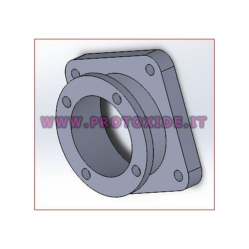 Brida de adaptación para el cuerpo del acelerador aumentada en aluminio Bridas de colector de succión